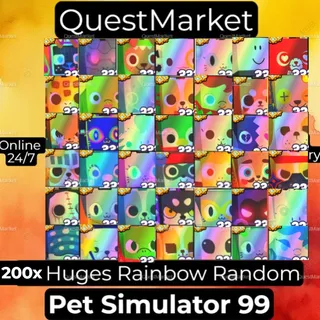 200x Huge Rainbow Random