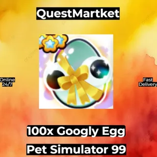 100x Googly Egg