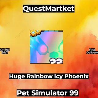 Huge Rainbow Icy Phoenix