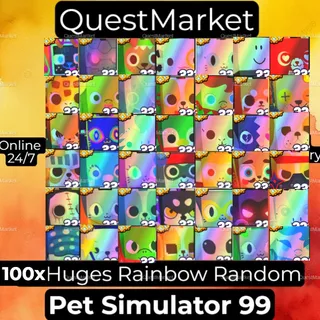 100x Huges Rainbow