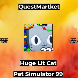 Huge Lit Cat