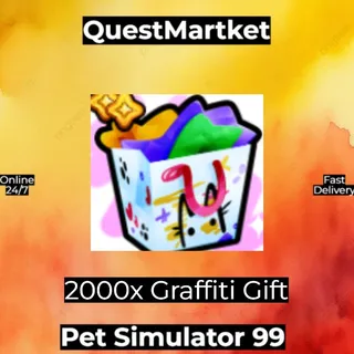 2000x graffiti gift