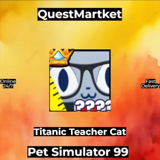 Titanic Teacher Cat