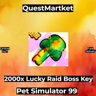 2000x Lucky Raid Boss Key