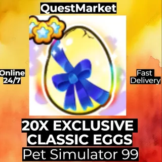 20x Exclusive Classic Eggs