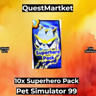 10x Superhero Pack