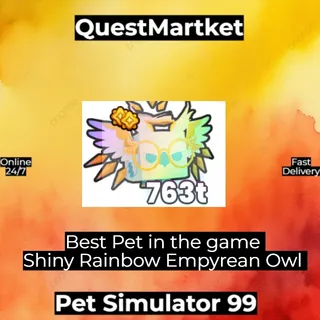 1x Shiny Rainbow Empyrean Owl