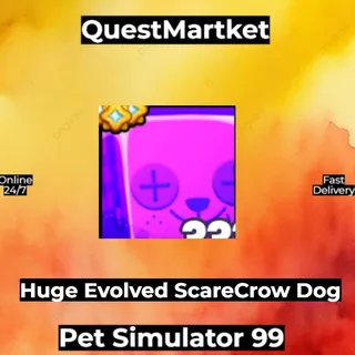 Huge Evolved ScareCrow Dog