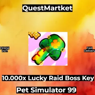 10.000x Lucky Raid Boss Key