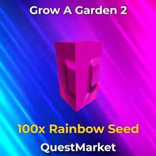 100x Rainbow Seed Grow a garden 2