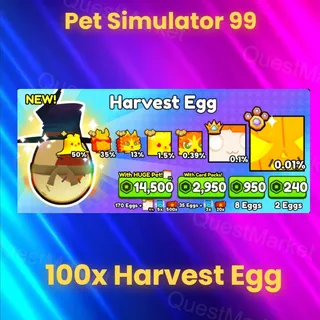 100x Harvest Egg