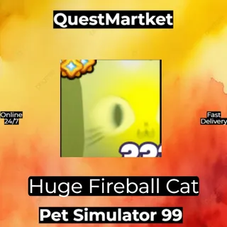 Huge Fireball Cat