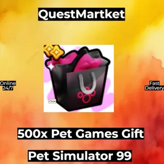 500x Pet Games Gift