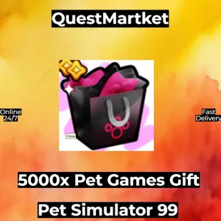 5000x Pet Games Gift