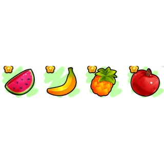 1m random fruits no rainbow