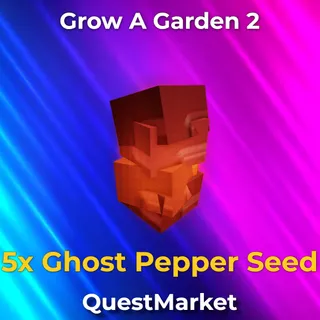 5x Ghost Pepper Seed Grow a garden 2