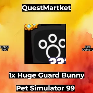 1x Huge Guard Bunny