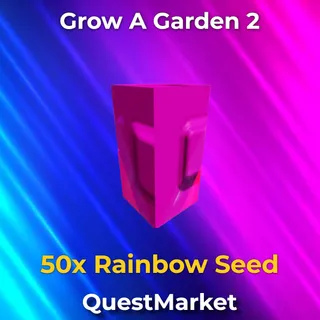 50x Rainbow Seed Grow a garden 2