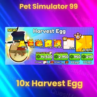 10x Harvest Egg
