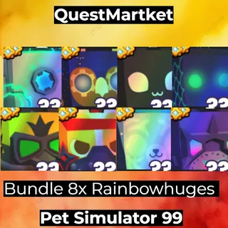 Bundle 8x Huge Rainbow