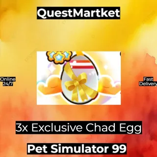 3x Exclusive Chad Egg