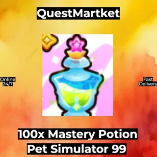 100x Mastery XP Potion