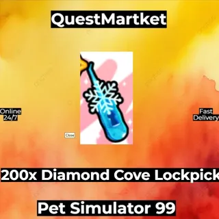 200x Diamond Cove Lockpick