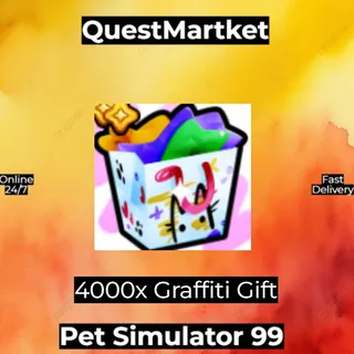 4000x graffiti gift