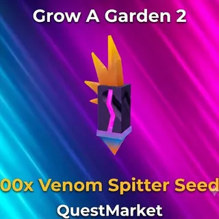 100x Venom Spitter Seed Grow a garden 2