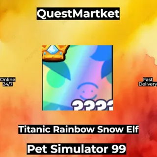 Titanic Rainbow Snow Elf