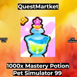 1000x Mastery XP Potion