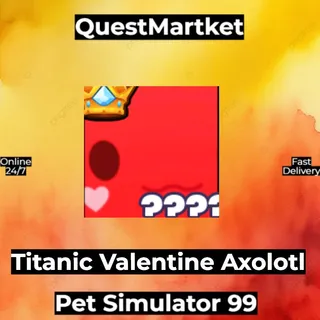 Titanic Valentine's Axolotl