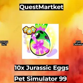 10x Jurassic Egg