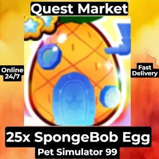 25x SpongeBob Eggs