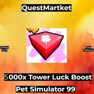 5000x Tower Luck Boost