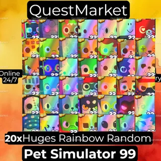 20x Huge Rainbow Random