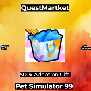 500x Adoption gift