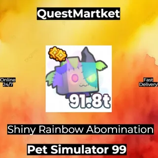 Shiny Rainbow Abomination best pet in the game