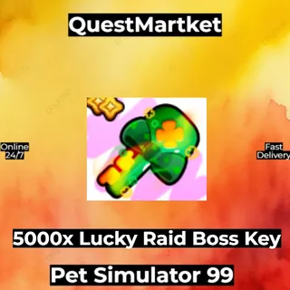 5000x Lucky Raid Boss Key