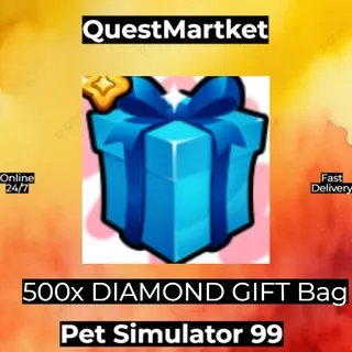 500X DIAMOND GIFT BAG