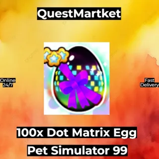 100x Exclusive Dot Matrix Egg