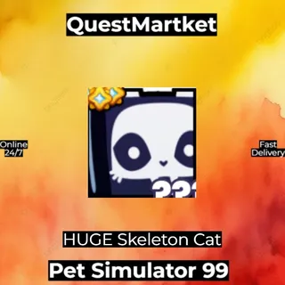 HUGE Skeleton Cat