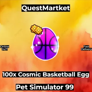 100x Cosmic Basketball Egg