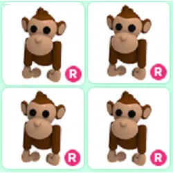 4x R Monkey Full Grown FG