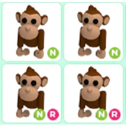 Pet | 4x Neon Monkey Bundle